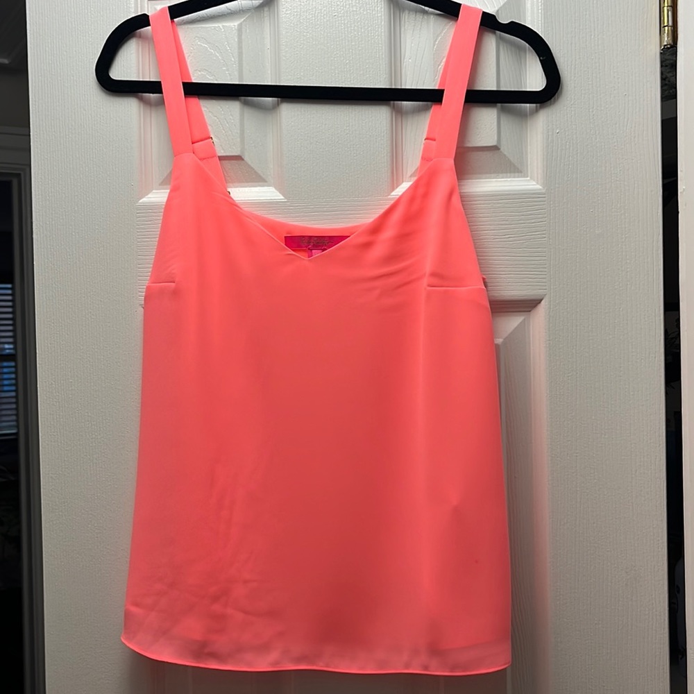 Lilly Pulitzer Nadia Cami XS Spicy Coral